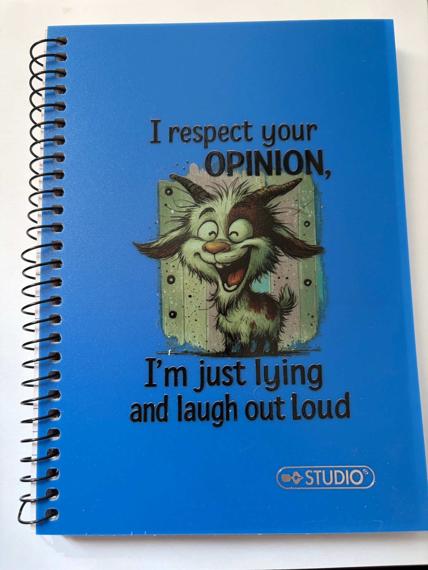 I respect your opinion notebook