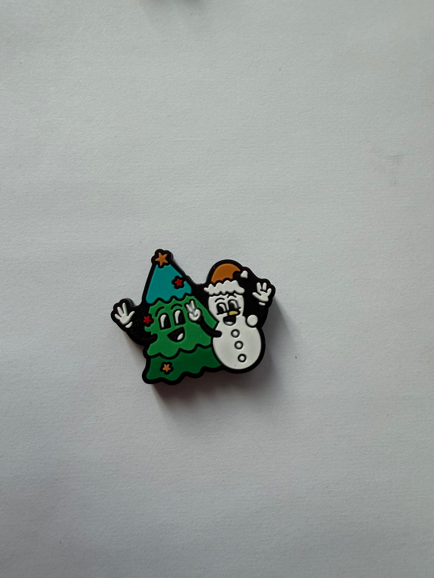 Tree and snowman