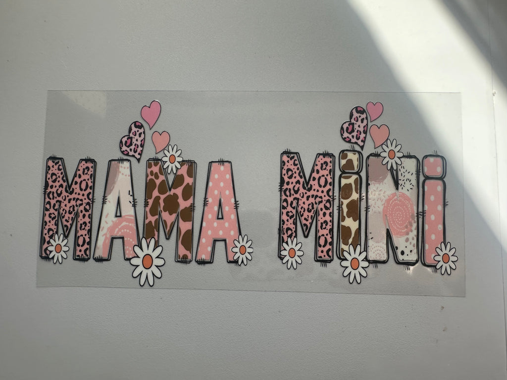 Mama/mini with flowers