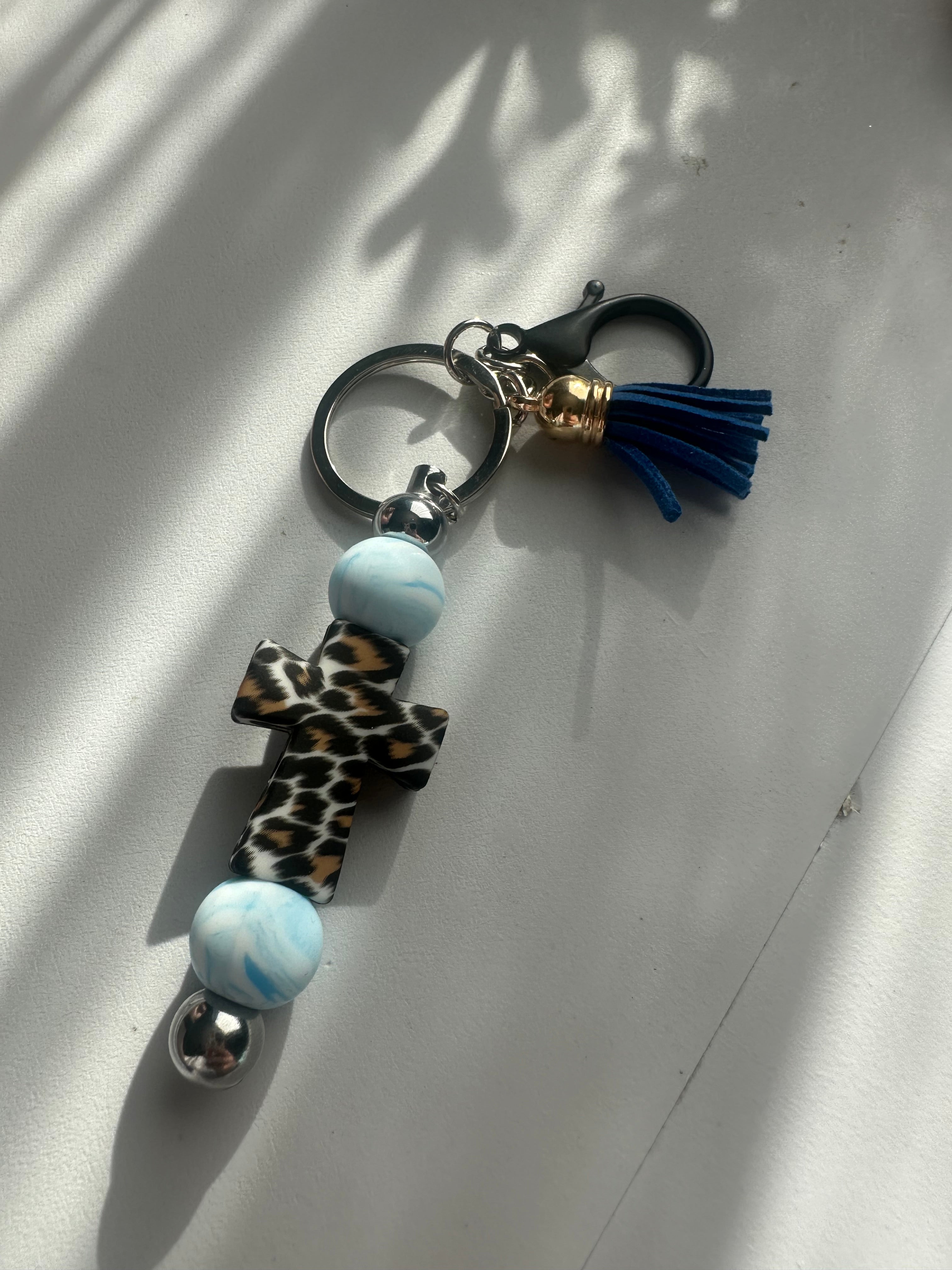 Cross keychain
