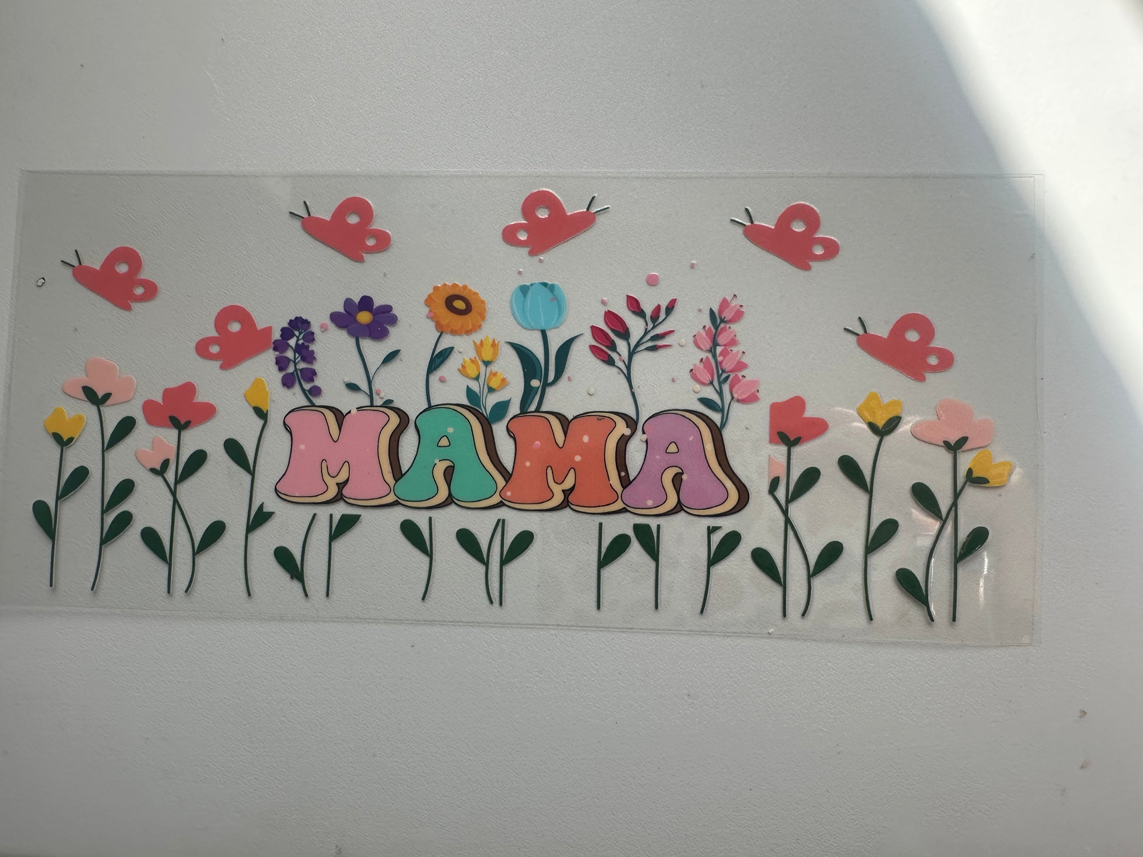 Mama with flowers