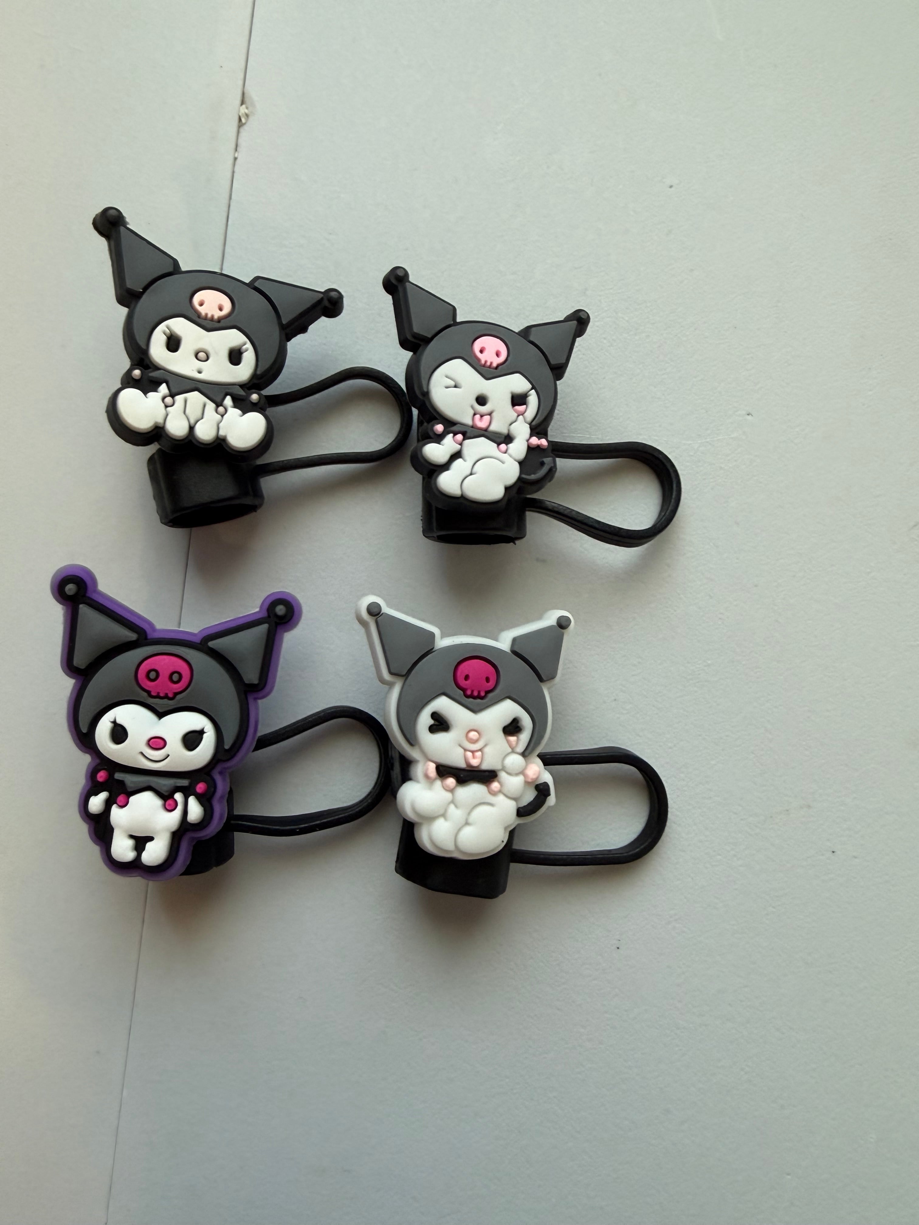 Cartoon inspired Straw toppers