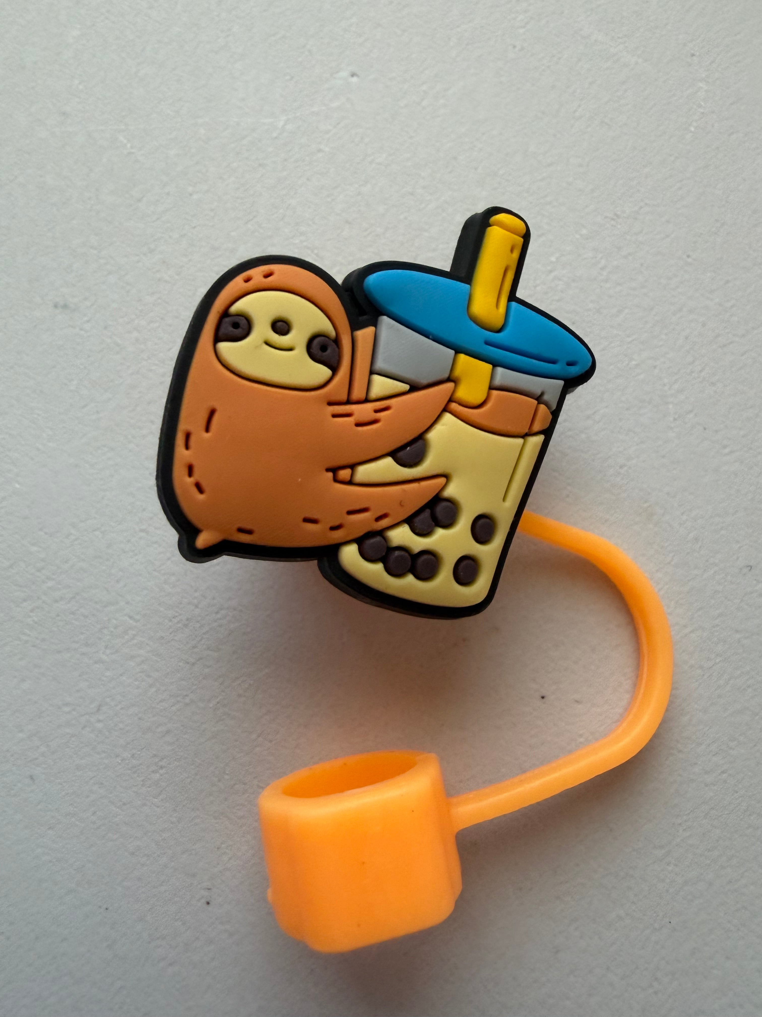 Sloth Straw toppers