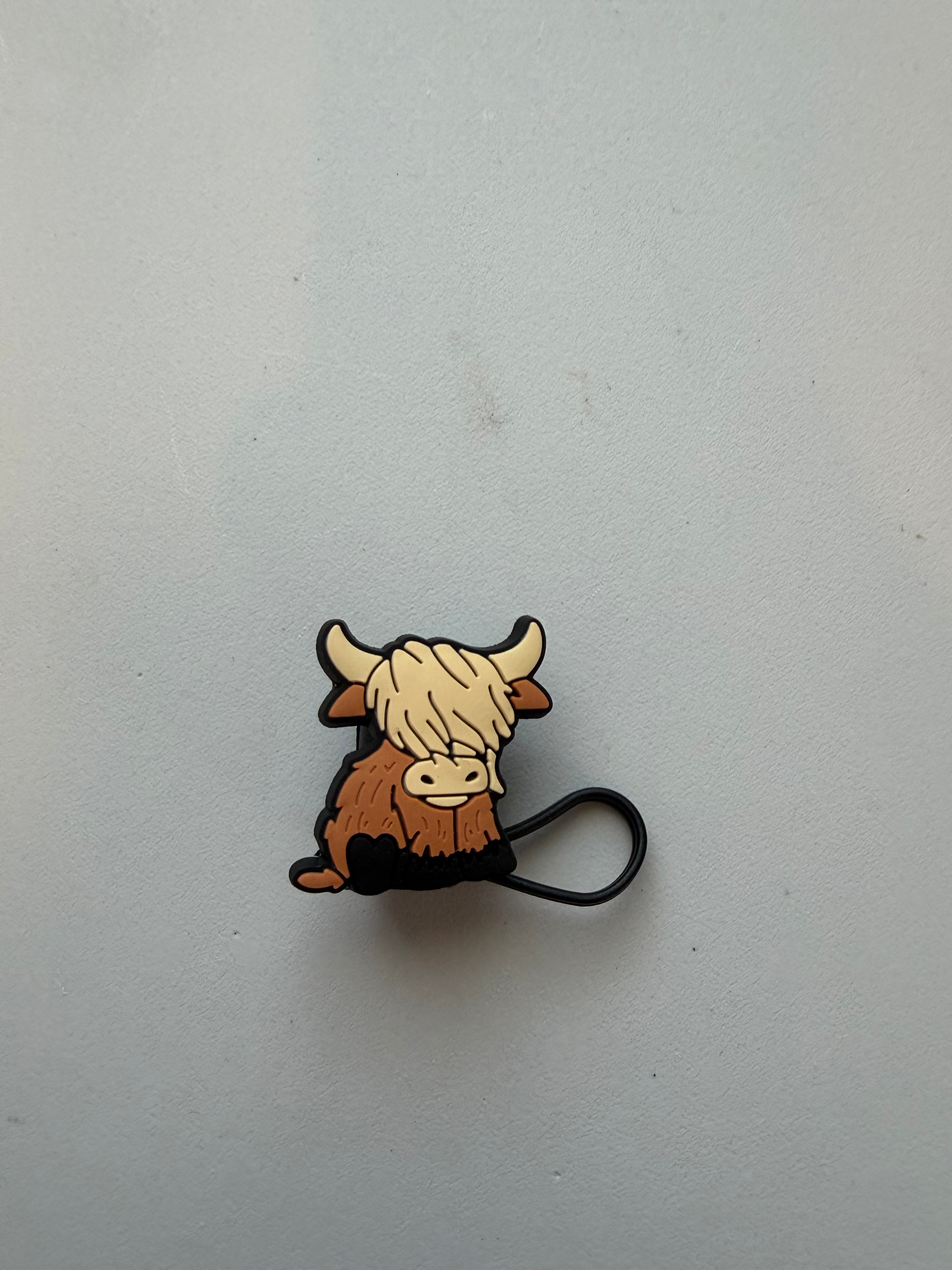 Cow Straw toppers