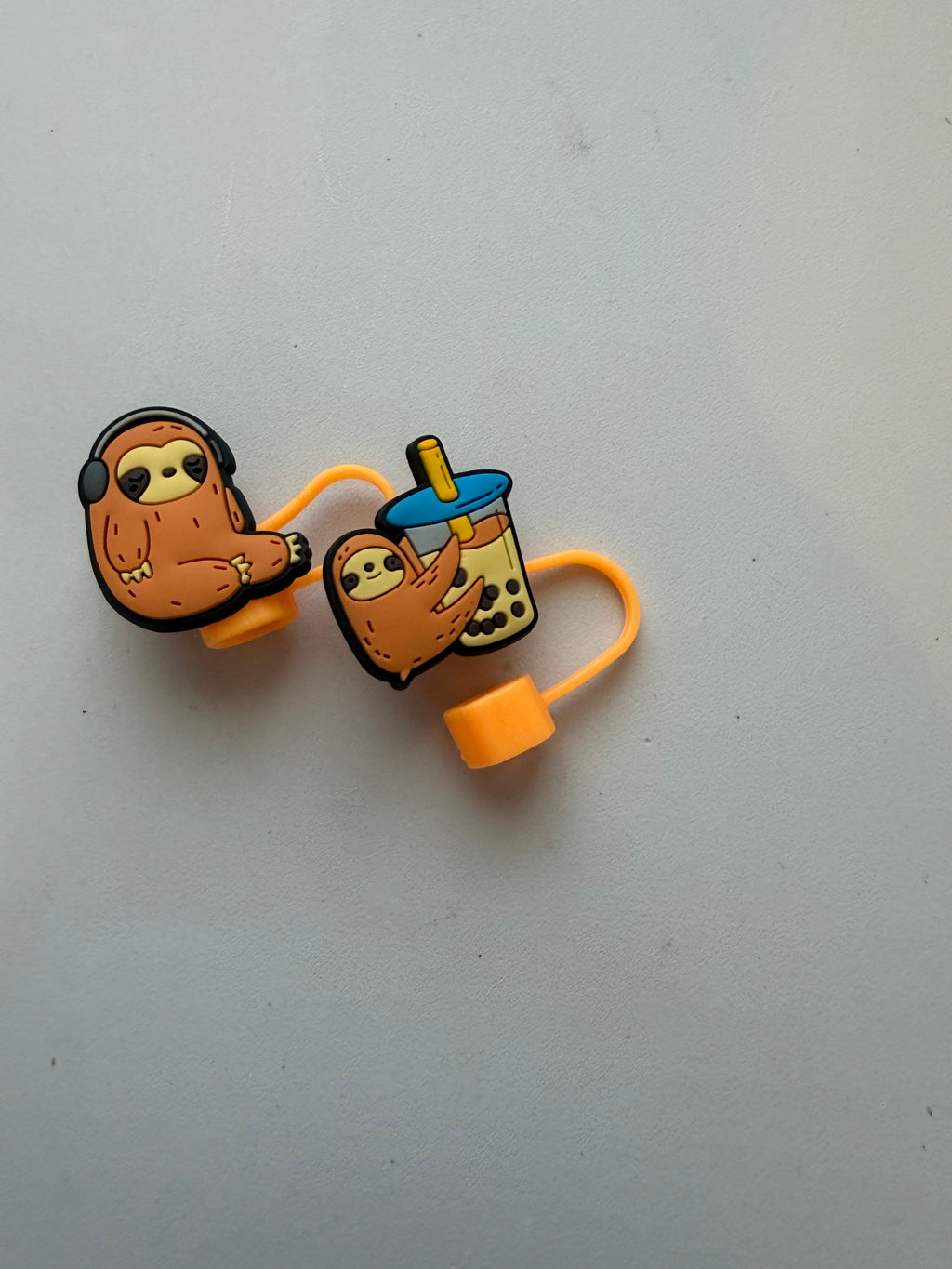 Sloth Straw toppers
