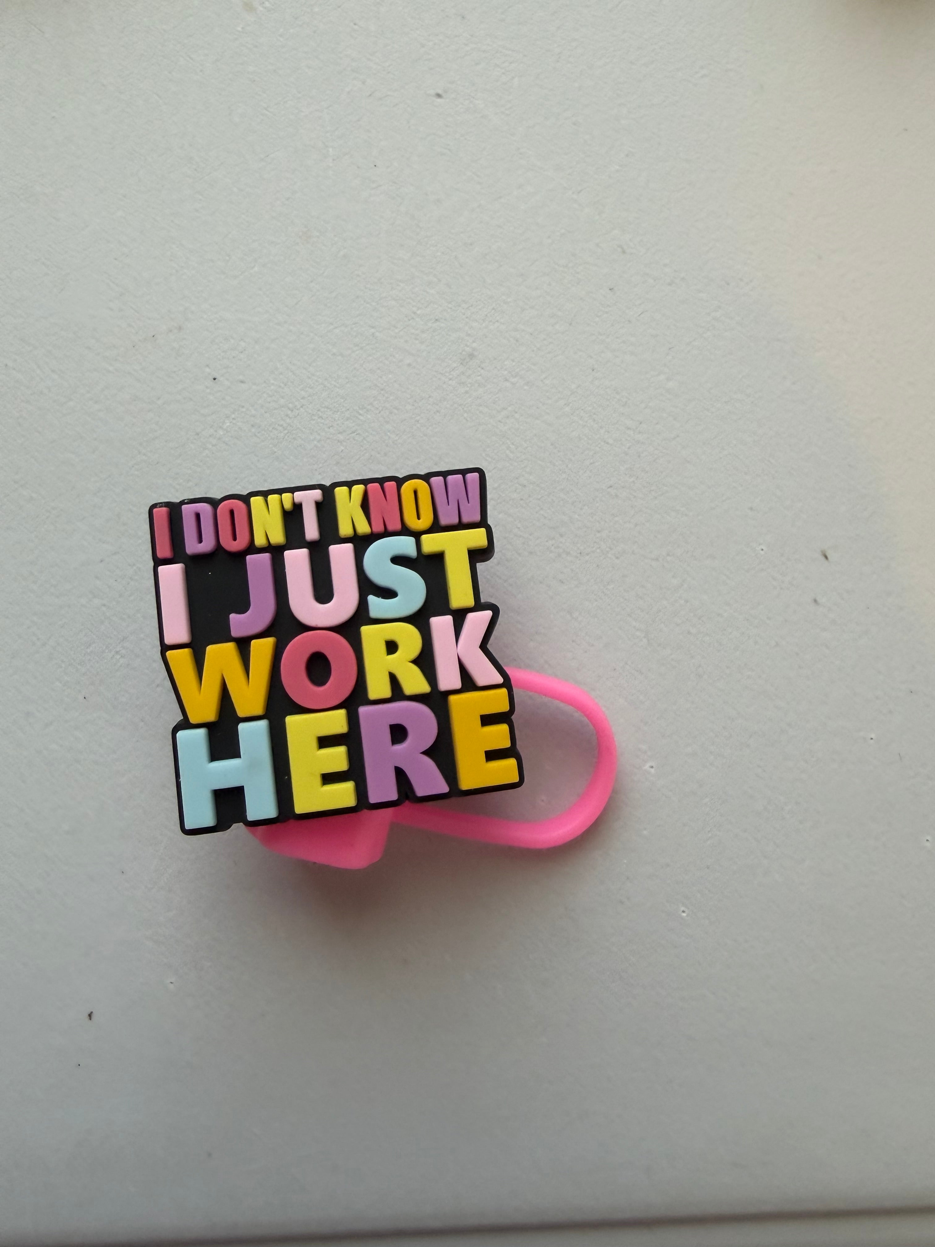 Random Straw toppers