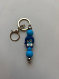 Blue character keychain