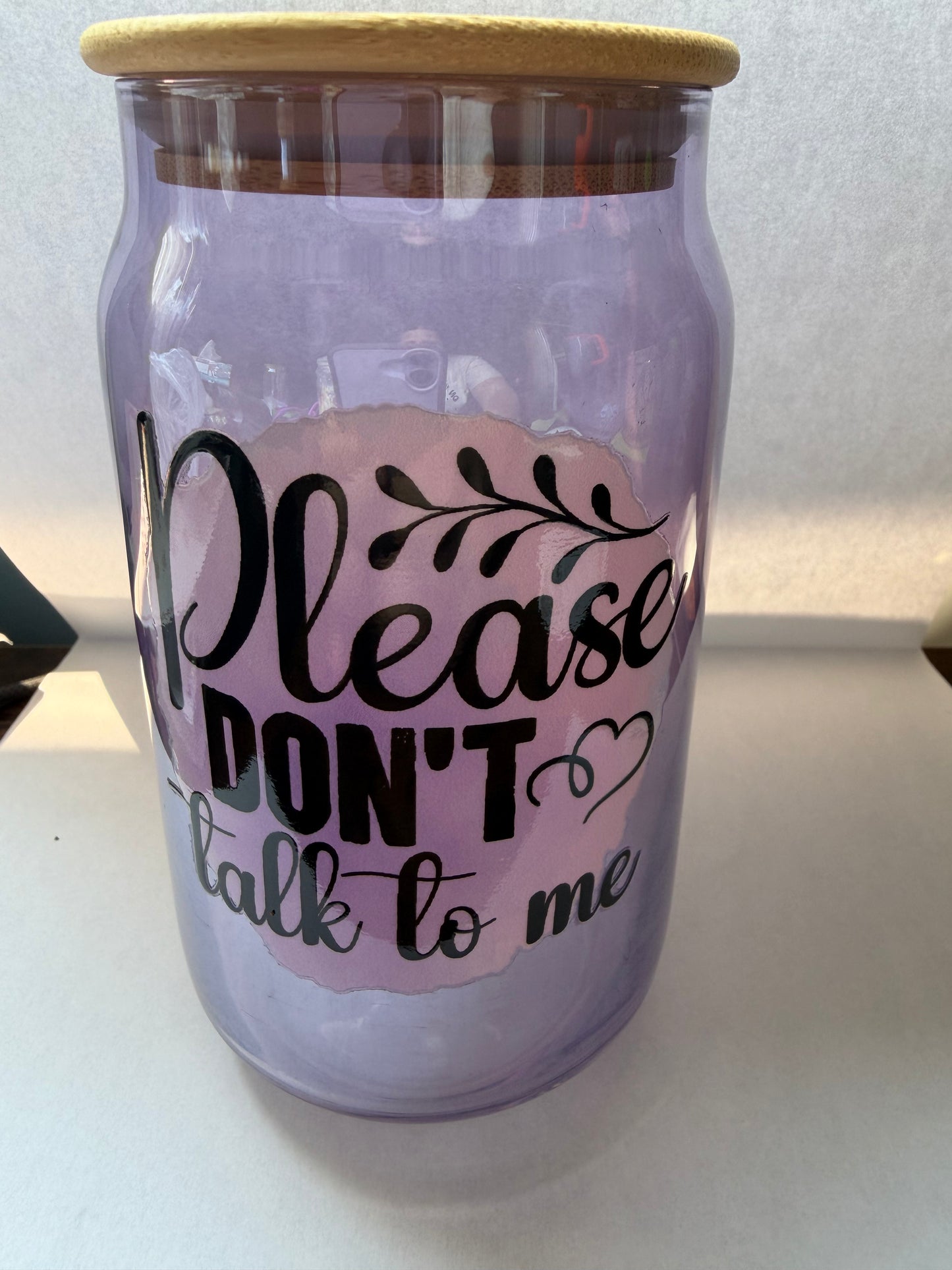 Please don't talk to me