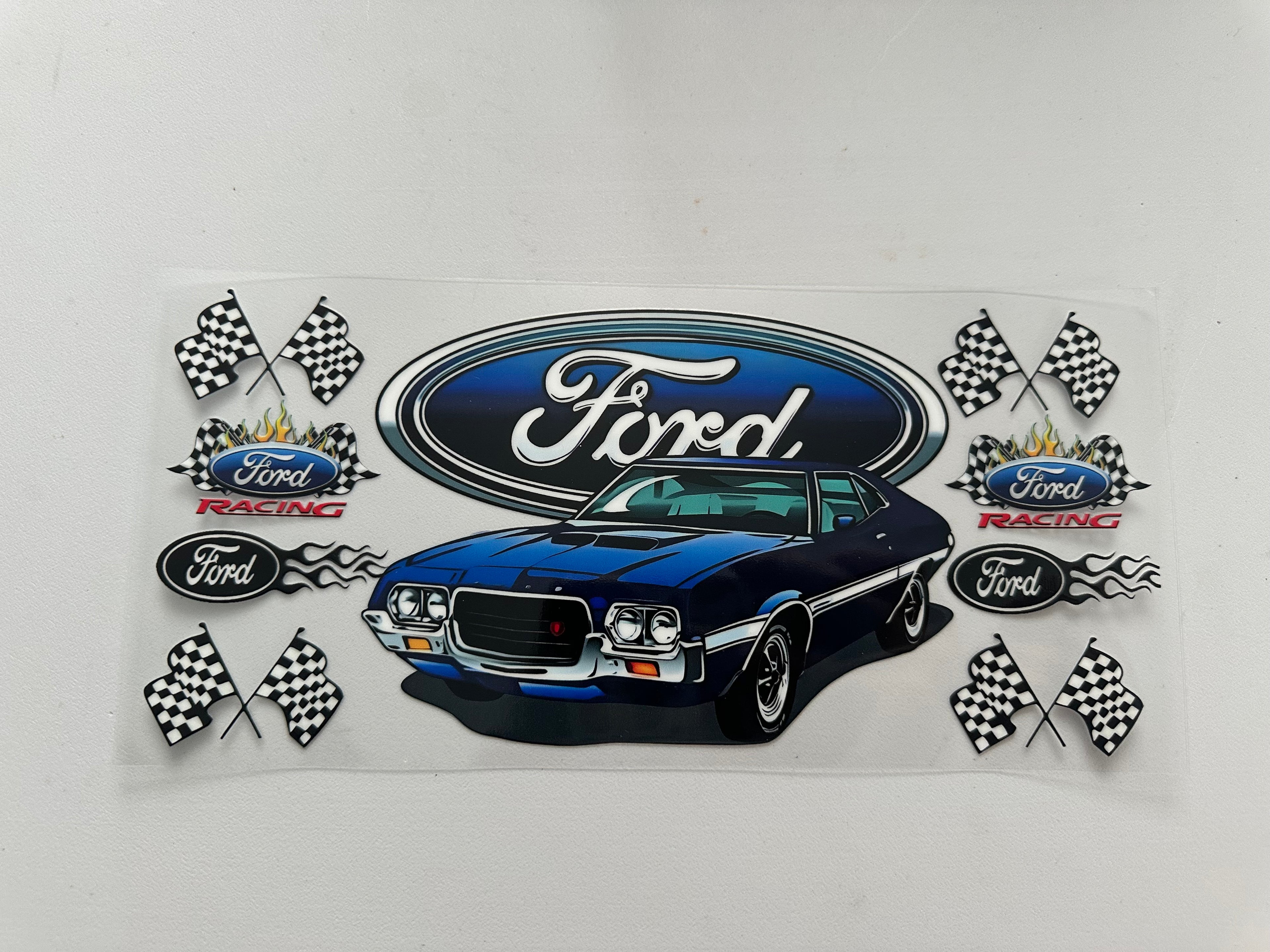 Blue car