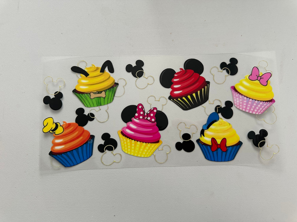 cartoon mouse cupcakes