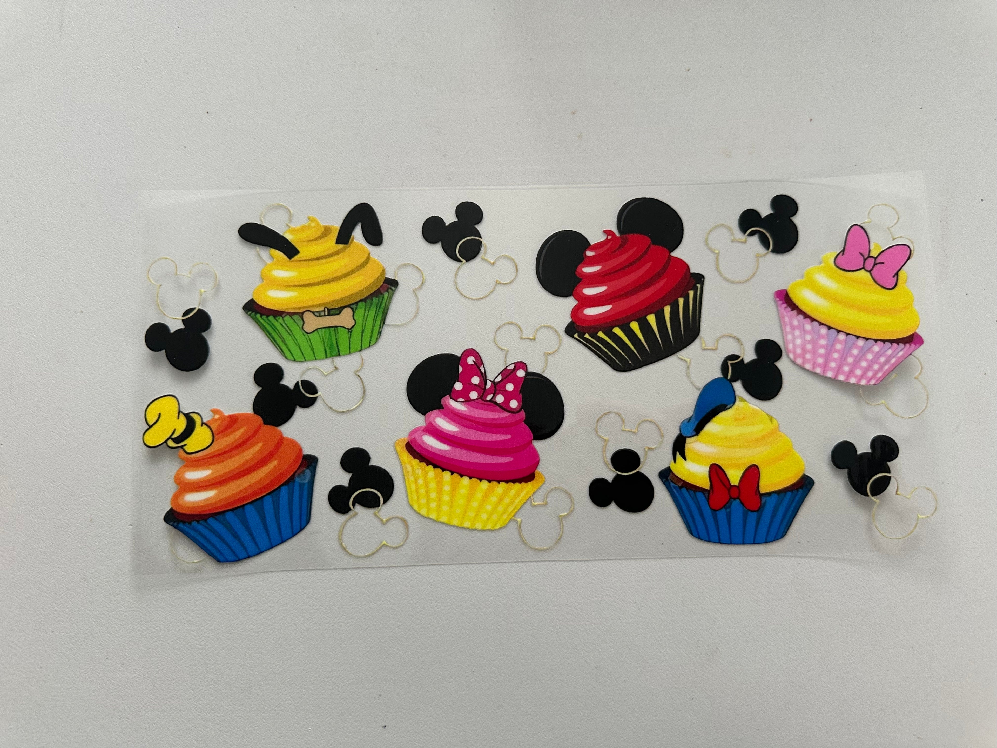 cartoon mouse cupcakes
