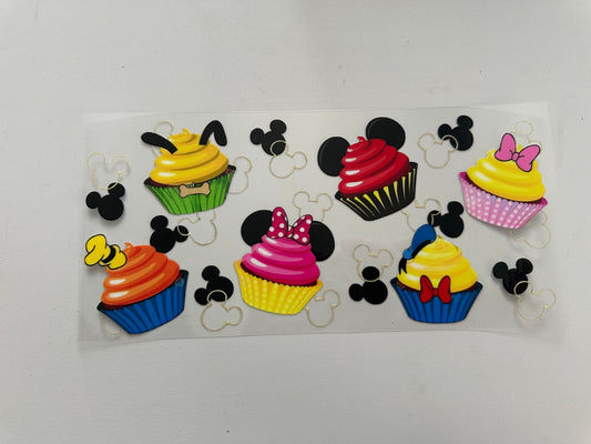Cartoon mouse cupcakes