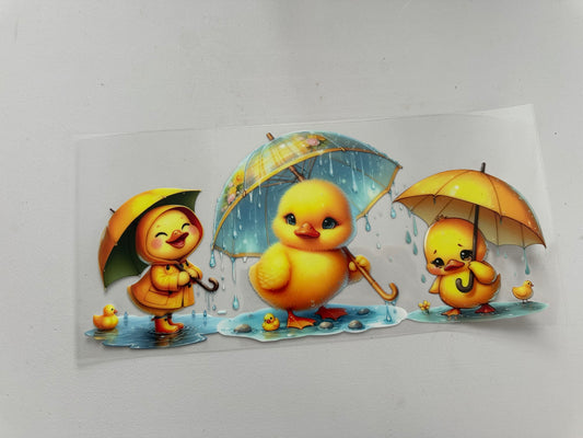 Ducks in Rain