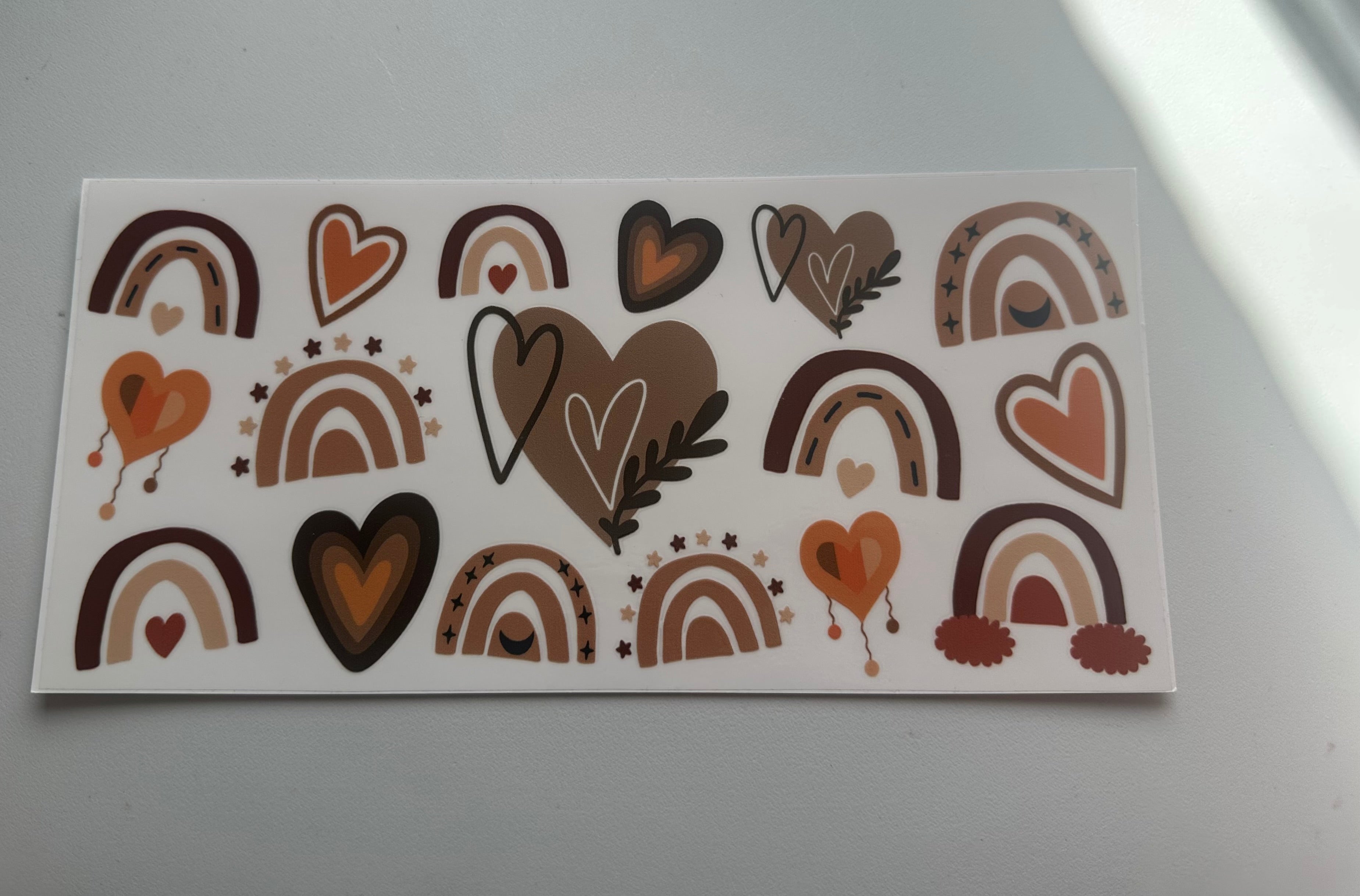 Hearts and rainbows
