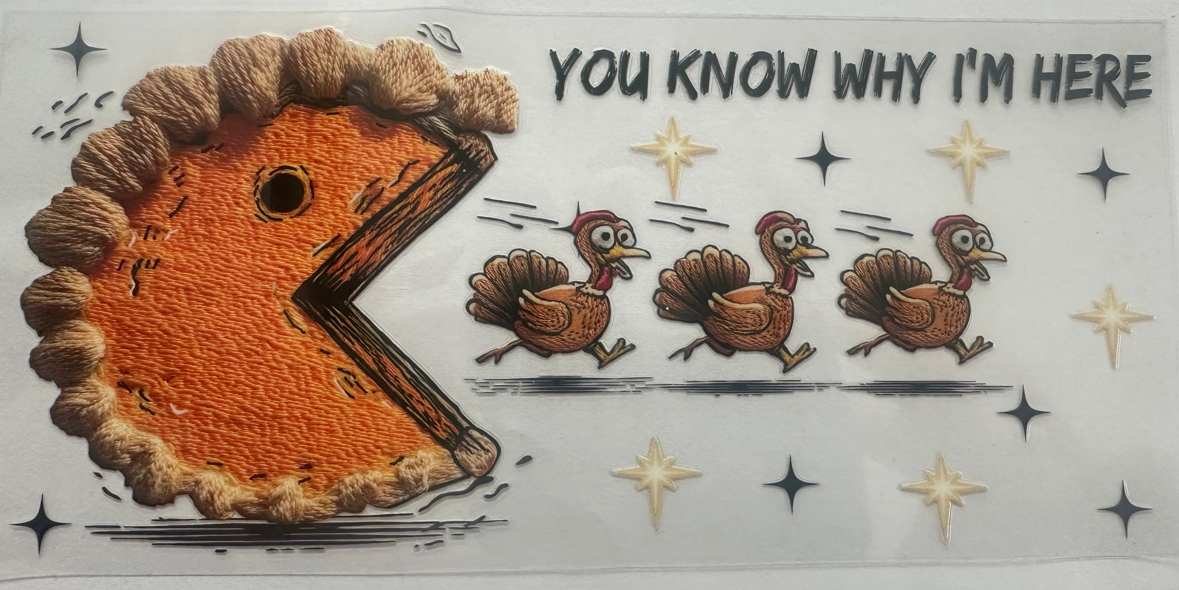 Pumpkin Pie Chasing Turkeys